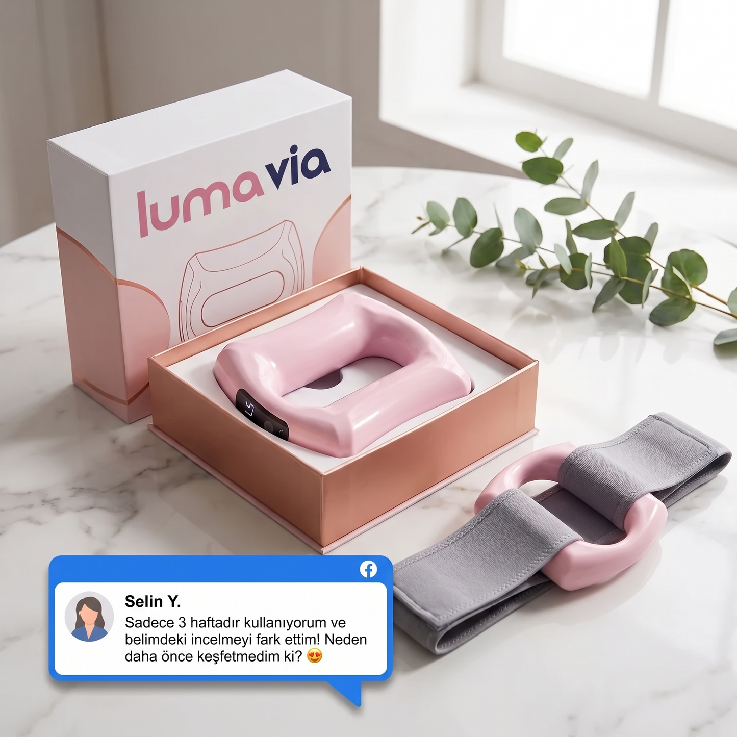 Lumavia™ Fasya Masaj Aleti | Karın, Bel ve Kalça İçin